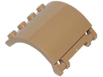 LEGO Dark Tan Panel 3 x 4 x 3 18910 3szt