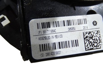 ДАТЧИК ПОВОРОТА DODGE JOURNEY TAPE С ПОДОГРЕВОМ 68171196AC