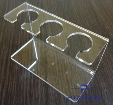 STOJAK PODAJNIK PODSTAWKA NA 3 LODY PLEXI-3 SZTUKI