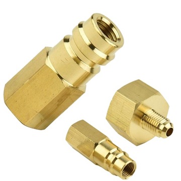 Adapter R134A do Klimatyzacji Samochodowej 3 Sztuki Przejściówki
