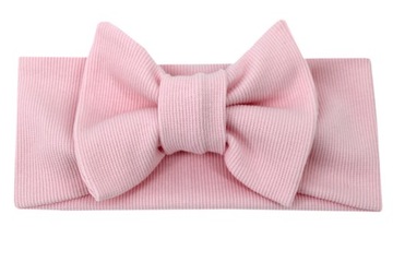 ДЕТСКАЯ ПОВЯЗКА С БАНТОМ ДЛЯ ДЕВОЧКИ, В ПОЛОСКУ, ВЕСНА/ОСЕНЬ