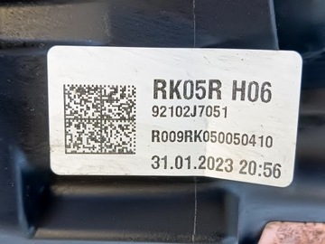 Лампа передней правой фары KIA CEED III LIFT 21- 92102J7051