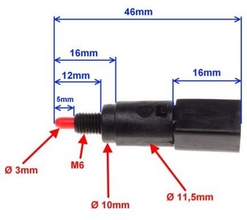 Датчик СТОП PIAGGIO X8 X9 LIBERTY FLY NRG