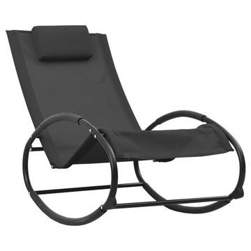 Leżak VidaXL 317583 stal czarny