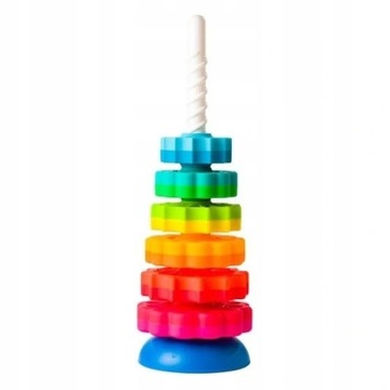 Zakręcona wieża Fat Brain Toys SpinAgain