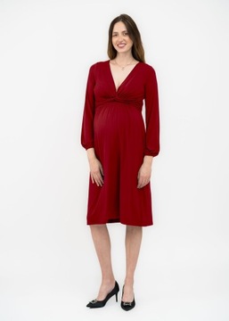 ELEGANCKA SUKIENKA CIĄŻOWA DO KARMIENIA S