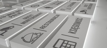 Табличка для социальных помещений 20х7 ПВХ 3мм УФ