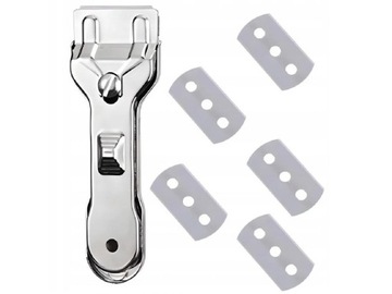 СКРЕБОК ДЛЯ ОКОННЫХ СОЕДИНЕНИЙ ИНДУКЦИОННОЙ ВАРКИ + 6 ЛЕЗВИЙ