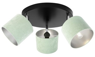 LAMPA WISZĄCA SUFITOWA ŻYRANDOL PLAFON CHROM WELUR