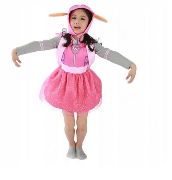 STRÓJ SUKIENKA PSI PATROL SKYE 4-6L PLECAK CZAPKA