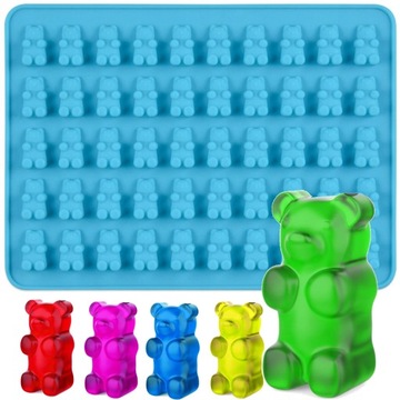 FOREMKA ŻELKI pralinki HARIBO MISIE MIŚ FORMA 50sz