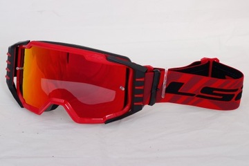 ОЧКИ ДЛЯ МОТОКРОССА CROSS ENDURO ATV LS2 CHARGER PRO RED 2 скорости + трелевка