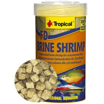 TROPICAL FD BRINE SHRIMP 100ML POKARM ARTEMIA