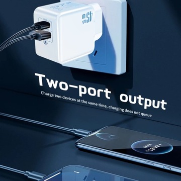 Ładowarka USB C 45 W GaN typu C Szybkie ładowanie dla iPhone'a 15 14 Pro Max Samsung
