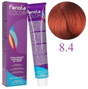 Fanola Crema Colorante Farba 100ml Nr 8.4