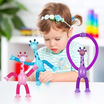 Сенсорные трубки Животные Игрушки Телескопические Жирафы Дети