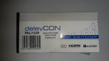 deleyCON HDMI Switch HDMI rozgałęziacz adapter