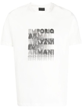 EMPORIO ARMANI męski t-shirt BIANCO CALDO ORYGINAŁ