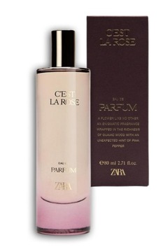 a654 PERFUMY DAMSKIE ZARA C'EST LA ROSE 80 ML w pudełku - Kobiece CEST