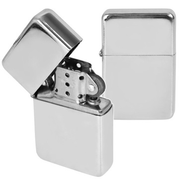 БЕНЗИНОВАЯ ЗАЖИГАЛКА MIL-TEC, тип ZIPPO, СТАЛЬ