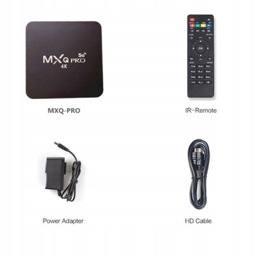 SMART TV BOX 16 ГБ MQX PRO 4K ANDROID NETFLIX HBO