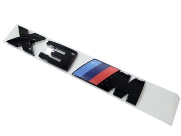 Emblemat M-Power X 3 Black Glossy do BMW