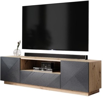 Asha szafka RTV dąb Artisan stojąca