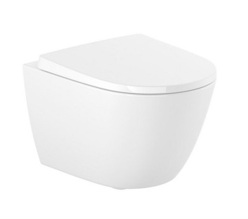 Miska WC ONA podwieszana Rimless Compacto z deską