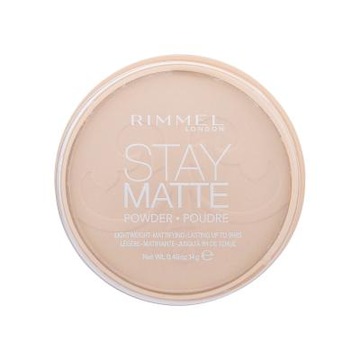 Rimmel London Stay Matte 14 g dla kobiet Puder 003 Peach Glow