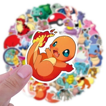 POKEMONY NAKLEJKI STICKER BOMB STICKERBOMB MIX x50