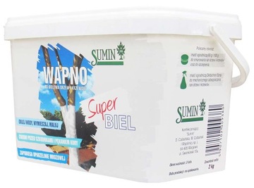 WAPNO DO BIELENIA DRZEW I KRZEWÓW 2KG SUMIN DO ODKWASZANIA GLEBY