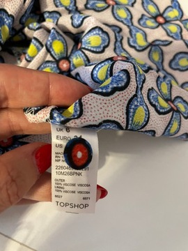 E Topshop ZWIEWNA ARTYSTYCZNE KWIATY letni lato