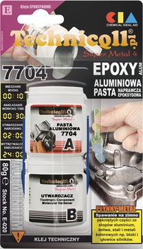 Pasta aluminiowa epoksydowa 80g Technicqll