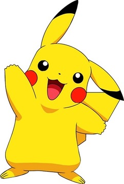 Wydruk na tort PAPIER CUKROWY masa PIKACHU POKEMON