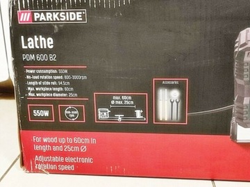 ТОКАРНЫЙ СТАНОК ПО ДЕРЕВО PARKSIDE PDM 600 B2 550 Вт