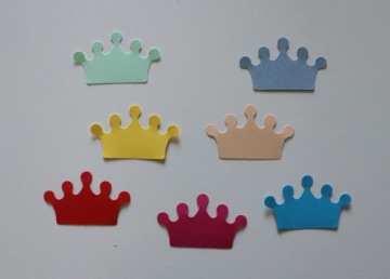 бумажный декор для декора, корона 20 шт.