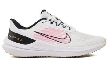 BUTY NIKE ZOOM WINFLO 9 damskie młodzieżowe wygodne sportowe białe