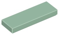 LEGO 63864 tile płytka 1x3 sand green 5szt.