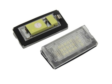 LAMPY OŚWIETLENIE REJESTRACJI LED BMW 3 E46 98-05