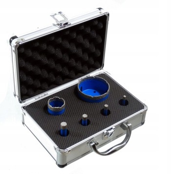 Zestaw koronek otwornic koron do gresu 6 - 68 mm.