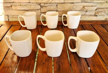 Kubki ceramiczne szklanki bistro 6 szt