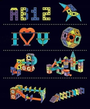 СВЕТЯЩИЕСЯ ДОРОЖКИ МАГНИТНЫЕ БЛОКИ-ПАНЕЛИ НАБОР 110 ШТ.