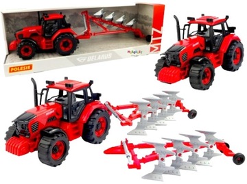 TRAKTOR Z PŁUGIEM DLA DZIECI BELARUS POLESIE MASZYNA ROLNICZA