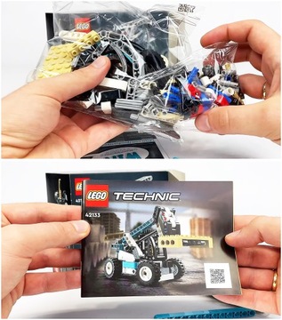 ТЕЛЕСКОПИЧЕСКИЙ ПОГРУЗЧИК LEGO TECHNIC 42133 КРАН 24Ч