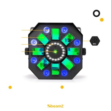 MultiBox LED Derby PAR Лазерный стробоскоп DMX-прожектор