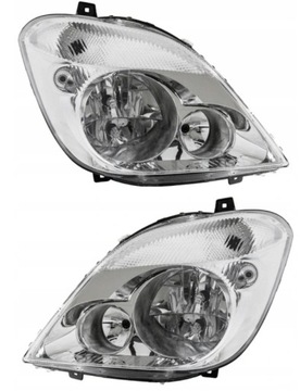 MERCEDES SPRINTER 06- KOMPLET REFLEKTORÓW LAMPY