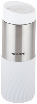 Kubek termiczny 400ml KLAUSBERG biały KB-7635