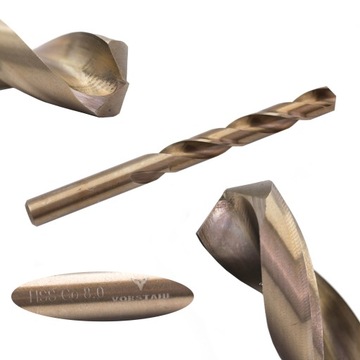 WIERTŁO DO METALU HSS-G KOBALTOWE fi 8.0 mm