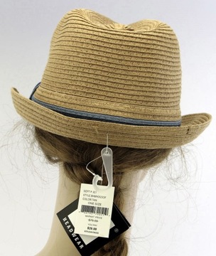 $75 BLOCK HEADWEAR Kapelusz Fedora OSFM 57-59cm