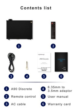 Топпинг A90 Discrete (Черный)/A90D - Усилитель. Слух.